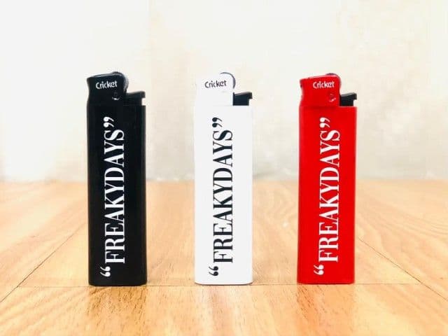 สกรีนไฟแช็ค โลโก้  FREAKYDAYS