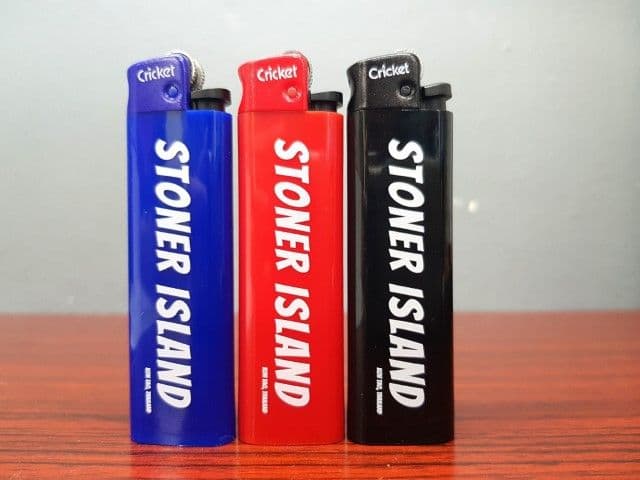สกรีนไฟแช็ค STONER ISLAND