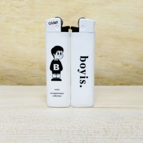 สกรีนไฟแช็ค โลโก้ BOYIS.